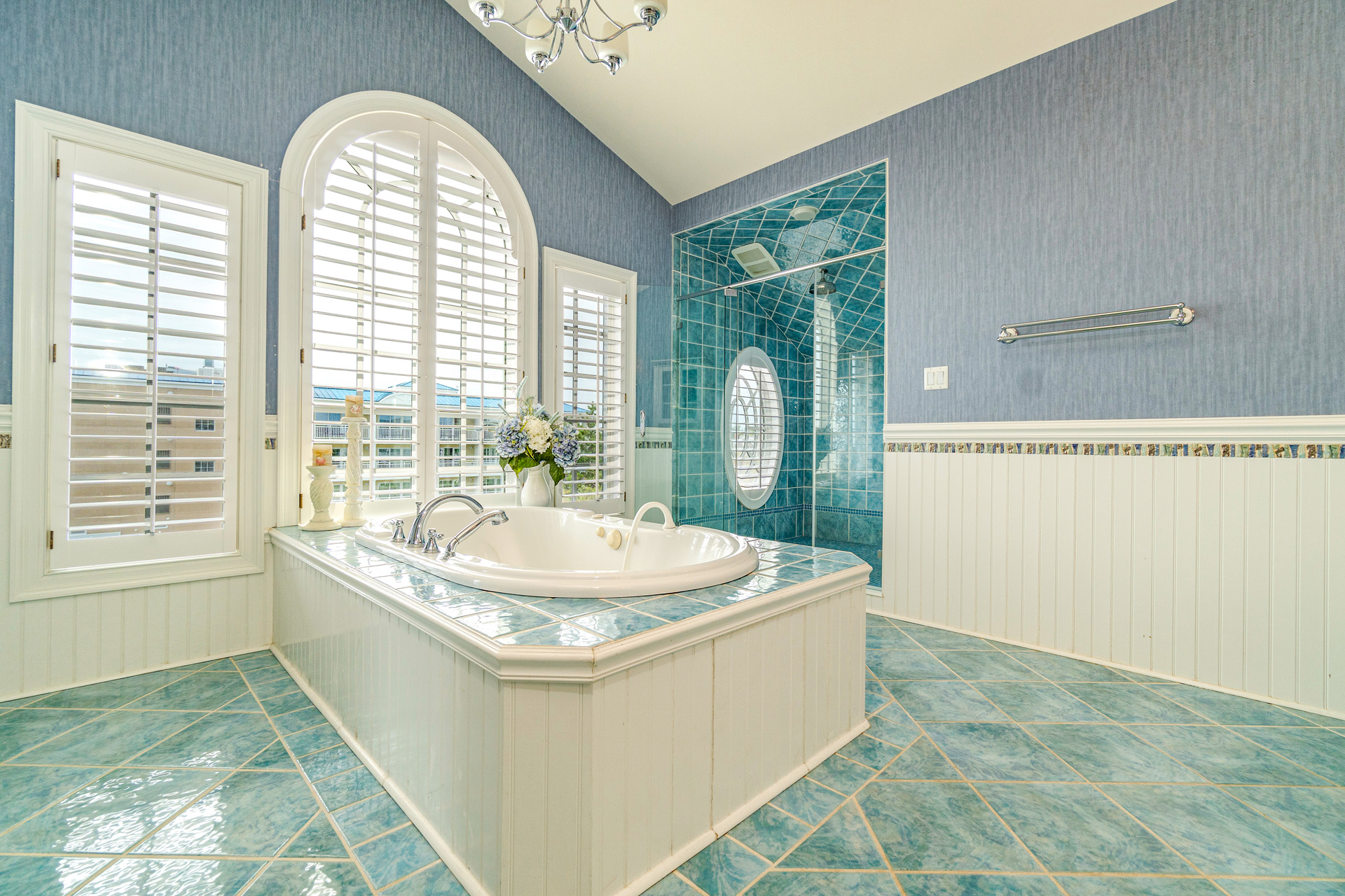 Master bathroom with soaking tub